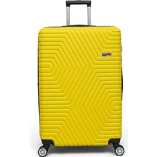 Away Dc Model Sarı Büyük Boy Valiz