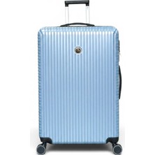 Away Grand Model Büyük Boy Bebe Mavi Valiz
