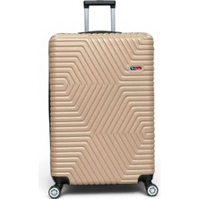 Away Dc Model Gold Büyük Boy Valiz