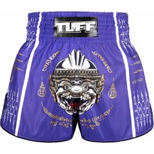 Tuff Muay Thai Shorts Boxing Trunks Retro Style (TUF-RMS129-PUR)