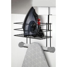 Silky Real Paslanmaz Ütü Masası Askısı Metal Kapı Arkası Ütü ve Ütü Masası Düzenleyici Organizer