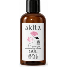 Akita Doğal Yağı Alınmamış Mini Gül Suyu 50mL