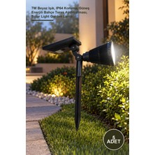 Yenilig 5 Adet CT-7310B Solar Bahçe Armatürü – 7W Beyaz Işık, IP64 Koruma, Güneş Enerjili Bahçe Teras Aydınlatması, Solar Light Garden Lamp