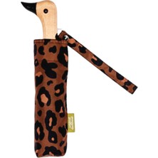 Original Duckhead Duck Kompakt Şemsiye Leopar