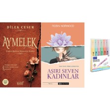 Epsilon Yayınevi Aymelek Kadın Başına Başarmış Kadın + Aşırı Seven Kadınlar 2 Kitap Set Kalem Seti Hd