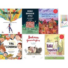 Redhouse Kidz Yayınları Önce Hayal + Renkli Duygular Oteli + Duygularıyla Arkadaş + Taş Çorbası + Babam Yanımdayken + Kaka Yaparken Acıtıyor Kalem Seti Hd