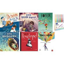 Redhouse Kidz Yayınları Dedemin Büyük Sırrı + Eyvah Kalbim Kırıldı! + Eyvah Kim Oldum Ben! + Önce Hayal + Boşluk + Penelope 6 Kitap Set Kalem Seti Hd