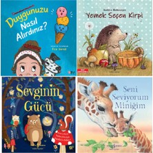 Türkiye İş Bankası Kültür Yayınları Duygunuzu Nasıl Alırdınız? + Yemek Seçen Kirpi + Sevginin Gücü + Seni Seviyorum Miniğim 4 Kitap Set