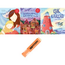 Okuyan Koala Uçup Giden Battaniye + Duygularıyla Arkadaş Olan Çocuk + Işık Krallığı 3 Kitap Set Kalem Hd