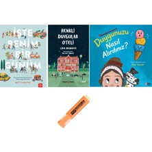 Redhouse Kidz Yayınları Işte Benim Bir Günüm + Renkli Duygular Oteli + Duygunuzu Nasıl Alırdınız ? 3 Kitap Set Kalem Hd