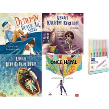 Redhouse Kidz Yayınları Dedemin Büyük Sırrı + Eyvah Kalbim Kırıldı! + Eyvah Kim Oldum Ben! + Önce Hayal 4 Kitap Set Kalem Seti Hd