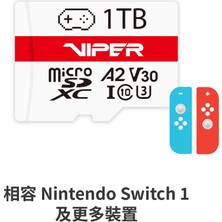 Patriot Viper Gaming Series 1tb Microsdxc V30 A2 U3 Uhs-I Class 10 Hafıza Kartı PV1TBGM32MCX