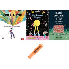 Redhouse Kidz Yayınları Önce Hayal + Ay, Dünya’ya Küserse + Renkli Duygular Oteli 3 Kitap Set Kalem Hd