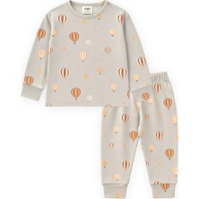 Cigit Desenli Mevsimlik Pijama Takımı 1-7 Yaş Mint Yeşili