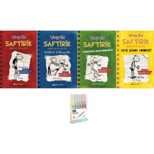 Epsilon Yayınevi Saftirik Greg`in Günlüğü - Bu Benim + Rodrick Kuralları + Türünün Son + Işte Şimdi Kalem Set Hd
