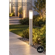 Yenilig 5 Adet Bahçe Armatürü – E-27 Duylu Dış Mekan Aydınlatma Metal Gövde Paslanmaz Görünümlü IP44 CT-7010 Venedik Garden Light Outdoor Lamp