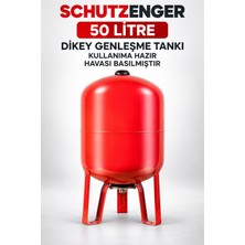SCHUTZENGER 50 Litre Dikey Genleşme Tankı Kullanım Hazır Havalı Su Motoru Kullanımlar Için