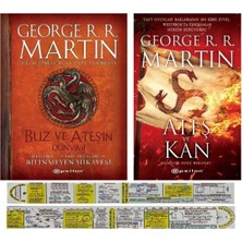 Epsilon Yayınevi Taht Oyunları Game Of Thrones 2 Kitap Set / Buz ve Ateşin Dünyası (Ciltli)+Ateş ve Kan + Mat. Cetvel
