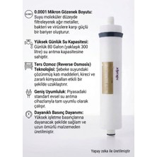 Segy Home Alkalix 80 Gpd Su Arıtma Cihazı Membran Filtresi Tüm Standart Evsel Su Arıtma Cihazlarıyla Uyumlu