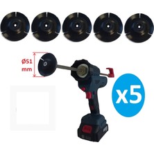 Poyraz Bioplast Şarjlı/akülü Silikon Tabancası 10MM Itici Parça Yedek - 5 Adet