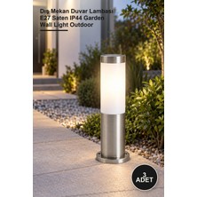 Yenilig 3 Adet CT-7008 Venedik Bahçe Armatürü – Dış Mekan Duvar Lambası E27 Saten IP44 Garden Wall Light Outdoor