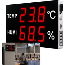Huato Digisense-50 Ekstra Büyük Sıcaklık Nem Göstergesi | 12,5 cm Rakam