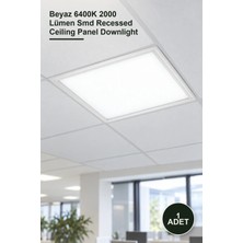 Yenilig 1 Adet CT-5286B LED Panel Sıva Altı 25W 30X30 – Beyaz 6400K 2000 Lümen Smd Recessed Ceiling Panel Downlight