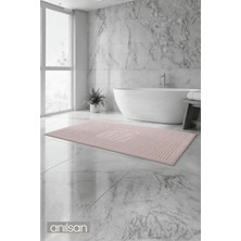 Anılsan Zivra %100 Pamuk Ayak Havlusu - Antrasit 60x130, 690 Gr