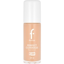 Flormar Perfect Coverage Yüksek Pigmentli & Doğal Bitişli SPF30 Fondöten