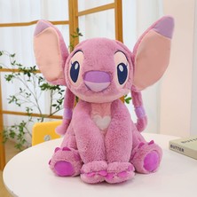 Schulzz Lilo ve Stitch Peluş Oyuncak 35  cm Sevimli Peluş Çocuk Oyuncak Karakter PEMBE