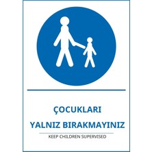 Ti Play Hastane Çocukları Yalnız Bırakmayınız Pvc Isg Levha 35X50CM