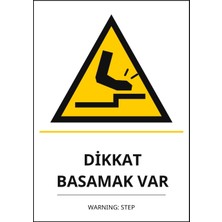 Ti Play Hastane Dikkat Basamak Var Pvc Isg Levha 35X50CM