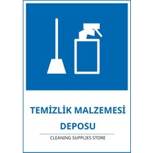 Ti Play Hastane Temizlik Malzemesi Deposu Pvc Isg Levha 21X30CM