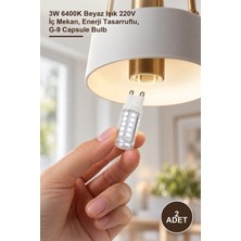 Yenilig 2 Adet CT-4249B LED Kapsül Ampul G9 – 3W 6400K Beyaz Işık 220V Iç Mekan, Enerji Tasarruflu, G-9 Capsule Bulb