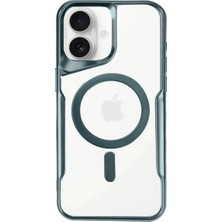 TeknoKapsül iPhone 16 Plus Kılıf Boyi Magsafe Silikon Kapak - Turkuaz