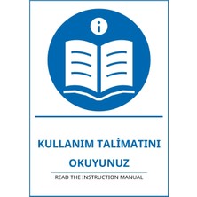Ti Play Hastane Kullanım Talimatını Okuyunuz Pvc Isg Levha 50X70CM