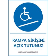 Ti Play Hastane Rampa Girişini Açık Tutunuz Pvc Isg Levha 50X70CM
