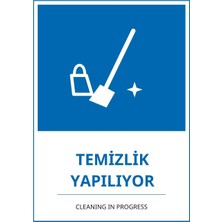 Ti Play Hastane Temizlik Yapılıyor Pvc Isg Levha 35X50CM