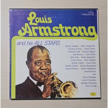 Louis Armstrong And His All Stars - Louis Armstrong And His All Stars - 1981 - *** 4 Lp, Box Set *** - Dönem Baskı Plak - Longplay - Lp