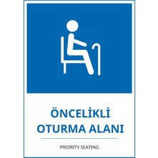 Ti Play Hastane Öncelikli Oturma Alanı Pvc Isg Levha 21X30CM