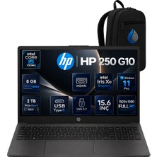 Hp 250 G10 Intel Core I5-1334U 8 GB Ddr4 2 Tb SSD 15.6'' Full Hd Windows 11 Pro Dizüstü Bilgisayar 9G1E4ETRNP03