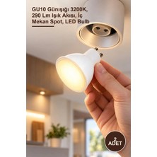 Yenilig 2 Adet CT-4240G Çanak LED Ampul – GU10 Günışığı 3200K, 290 Lm Işık Akısı, Iç Mekan Spot, LED Bulb