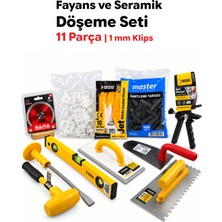 Tabis Fayans Seramik Döşeme Seti | 11 Paraça Tek Paket