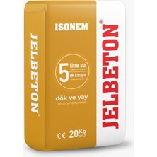 İsonem Isonem Jelbeton Sarı 20 kg – Çimento Esaslı Kendiliğinden Yayılan Renkli Zemin Kaplama Harcı