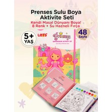 Sulu Boya Boyama Kitabı & Aktivite Seti – Prenses | Let's