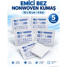 DS Plus Emici Bez Nonwomen Kumaş 10 x 10 cm 4 Kat  Paket (5 Li)