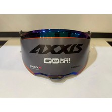 Kask Camı Axxis V-31B Iridyum (Panther 2026)