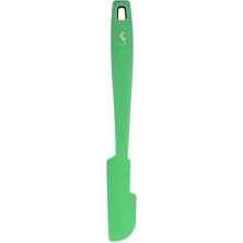Lurch - Platin Silikon Mini Hamur Kazıyıcı 26 cm Yeşil - Yanmaz, Yapışmaz, Bükülmez, Çizmez, Tat ve Koku Bırakmaz - 240085