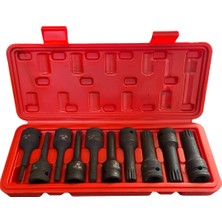 Data Hırdavat 10 Parça 1/2'' Havalı M Tipi Fare Diş Lokma Seti (M5-M6-M8-M9-M10-M12-M14-M16-M17-M18)