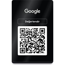 Meo 3'lü Paket - Google Yorum Paneli - Qr Kodlu Düz Pleksi Masaüstü Panel